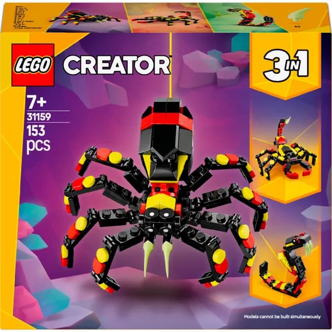 Конструктор Lego Creator Дивовижний павук 153дет 31159 фото 2 Конструктор Lego Creator Дивовижний павук 153дет 31159 фото 2