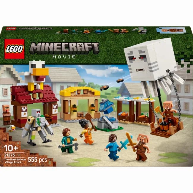 Конструктор Lego Minecraft Напад на село з повітряною кулею Ґаст 555дет 21273 фото 2
