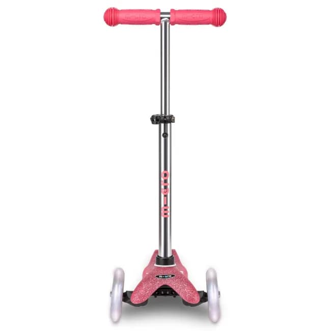 Самокат 3-х колісний Micro Mini Deluxe Fairy Glitter LED pink MMD208 фото 4