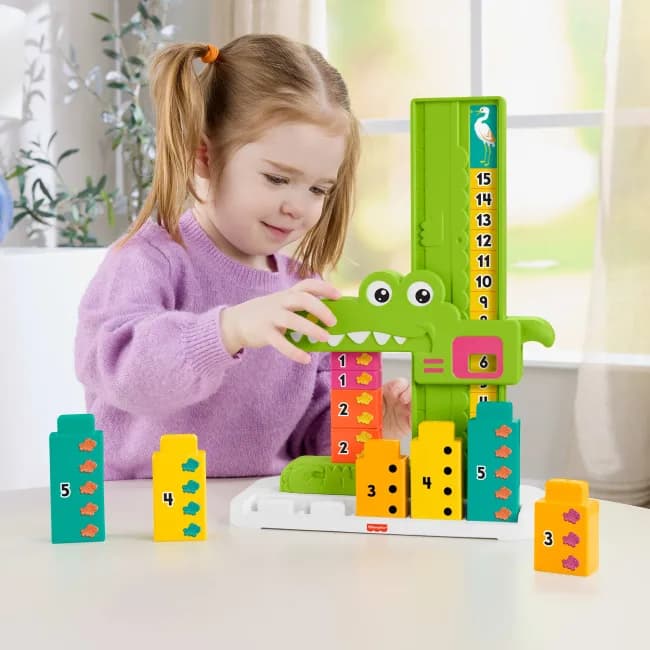 Іграшка розвиваюча Fisher-price Яскравий алігатор Вчимося разом JCT13 фото 5 Іграшка розвиваюча Fisher-price Яскравий алігатор Вчимося разом JCT13 фото 5
