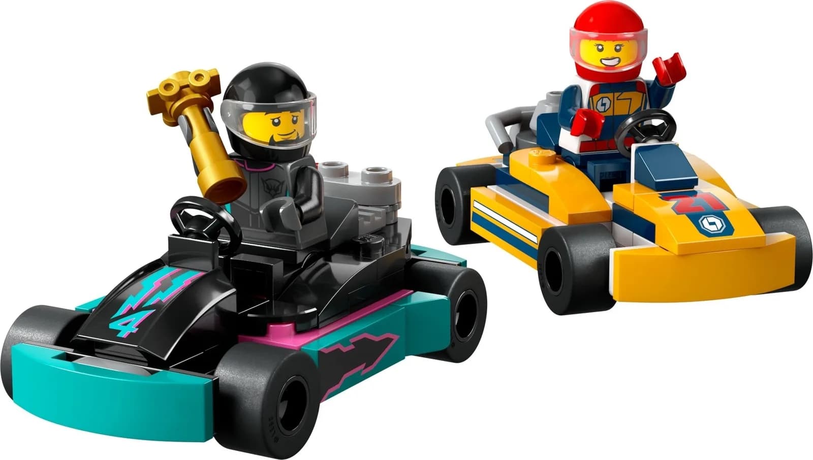 Конструктор Lego City Картинг і гонщики 99дет 60400 фото 2