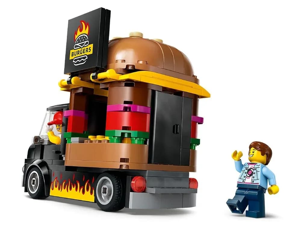 Конструктор Lego City Вантажівка з гамбургерами 194дет 60404 фото 4