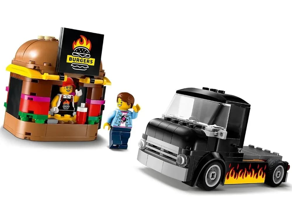 Конструктор Lego City Вантажівка з гамбургерами 194дет 60404 фото 6