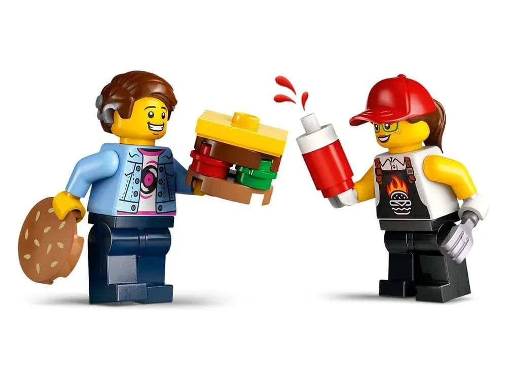 Конструктор Lego City Вантажівка з гамбургерами 194дет 60404 фото 5