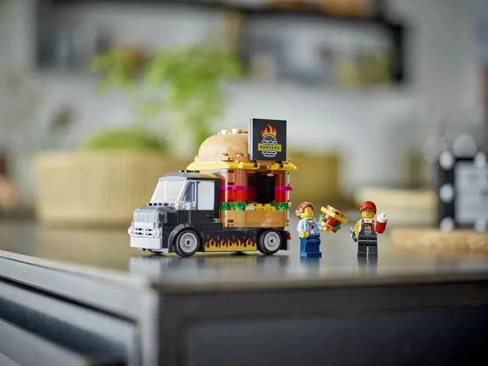 Конструктор Lego City Вантажівка з гамбургерами 194дет 60404 фото 8