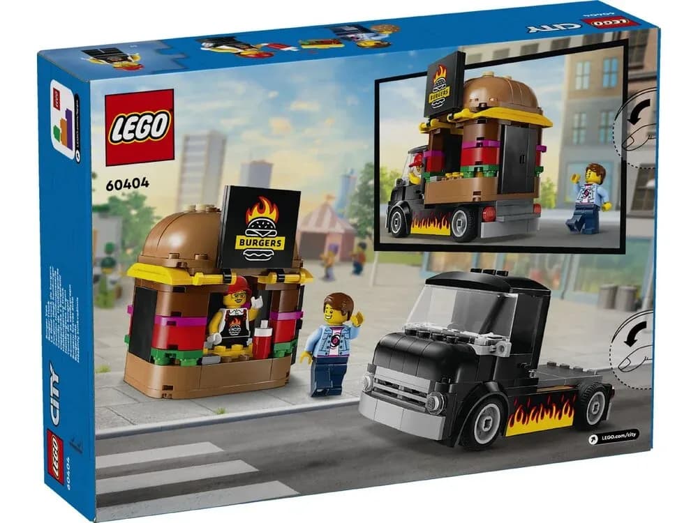 Конструктор Lego City Вантажівка з гамбургерами 194дет 60404 фото 9