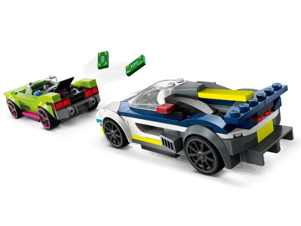 Конструктор Lego City Переслідування маслкара на поліцейському автомобілі 213дет 60415 фото 4