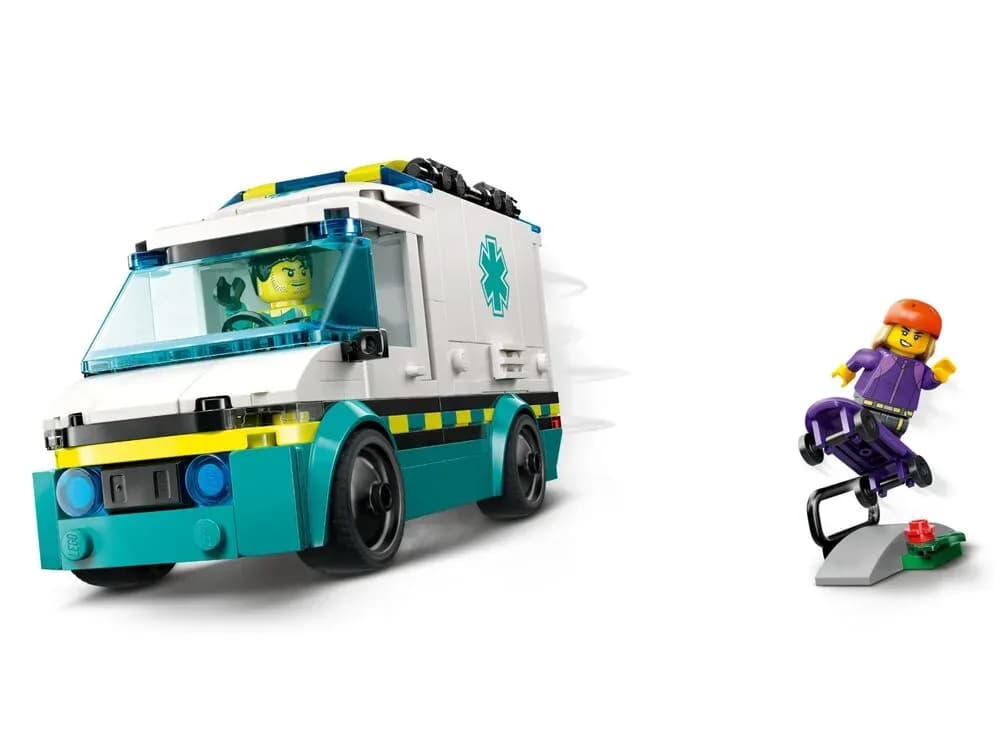 Конструктор Lego City Швидка допомога 184дет 60451 фото 6