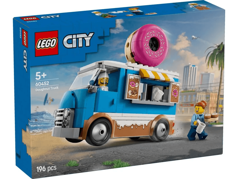 Конструктор Lego City Вантажівка з пончиками 196дет 60452