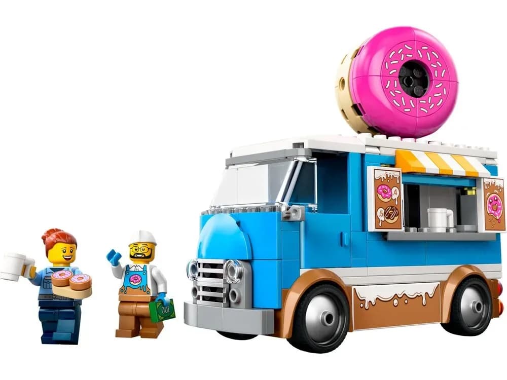 Конструктор Lego City Вантажівка з пончиками 196дет 60452 фото 6