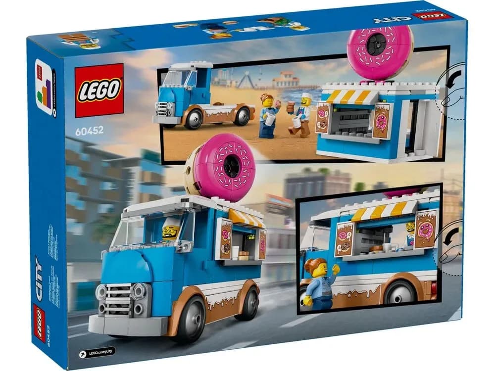Конструктор Lego City Вантажівка з пончиками 196дет 60452 фото 9