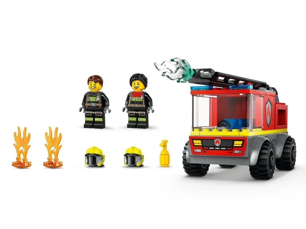 Конструктор Lego City Пожежна машина з драбиною 82дет 60463 фото 3 Конструктор Lego City Пожежна машина з драбиною 82дет 60463 фото 3