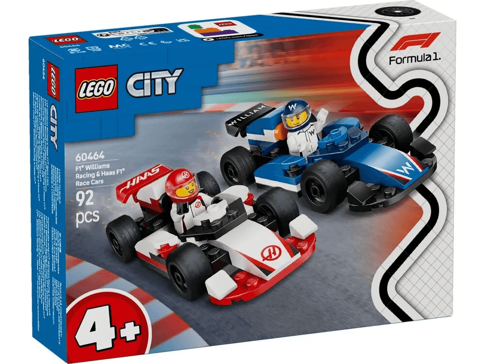 Конструктор Lego City Автомобілі для перегонів F1 92 дет 60464
