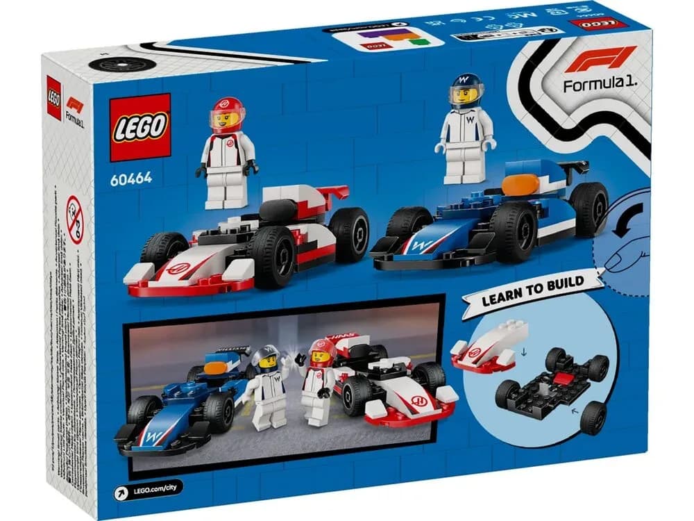 Конструктор Lego City Автомобілі для перегонів F1 92 дет 60464 фото 6