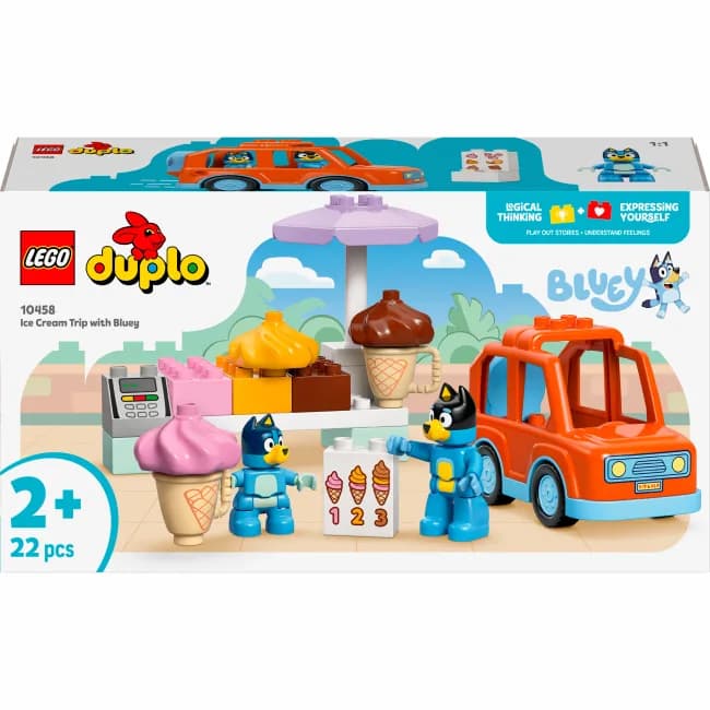 Конструктор Lego Duplo Подорож із морозивом із Блуї 22дет 10458 фото 2 Конструктор Lego Duplo Подорож із морозивом із Блуї 22дет 10458 фото 2
