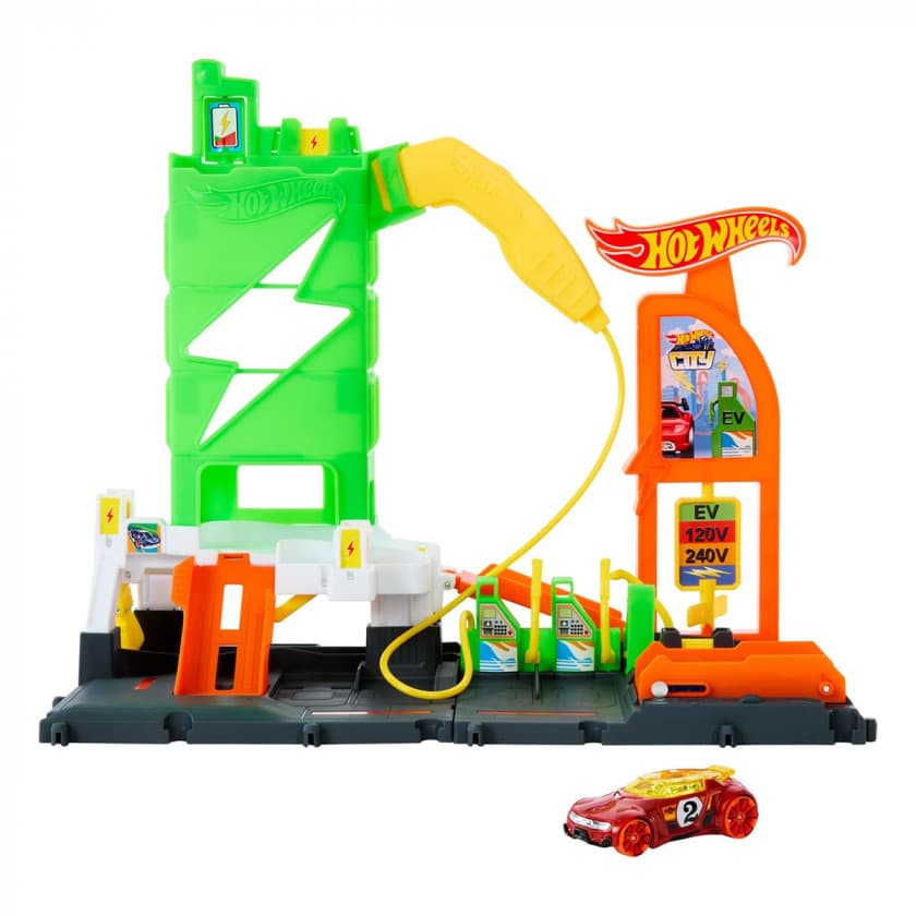 Набір ігровий Hot Wheels Заправна станція для суперзарядки HTN79