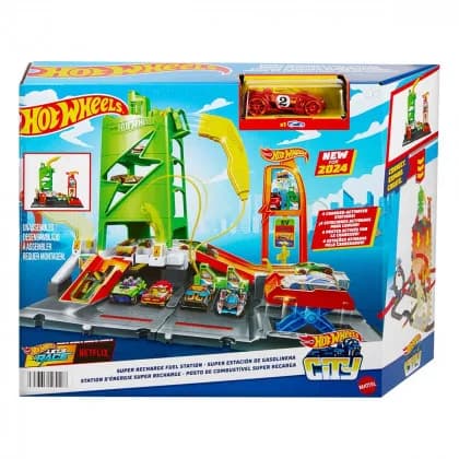Набір ігровий Hot Wheels Заправна станція для суперзарядки HTN79 фото 6
