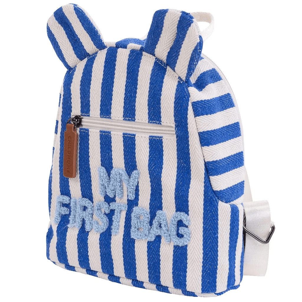 Рюкзак Childhome My first bag stripes electric blue CWKIDBSTBL