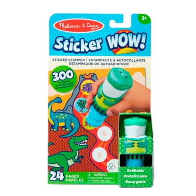 Набір з блокноту та штампу з наліпками Динозавр Melissa&Doug SM93205/6074899