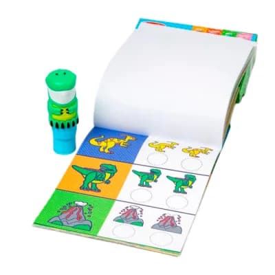 Набір з блокноту та штампу з наліпками Динозавр Melissa&Doug SM93205/6074899 фото 2 Набір з блокноту та штампу з наліпками Динозавр Melissa&Doug SM93205/6074899 фото 2