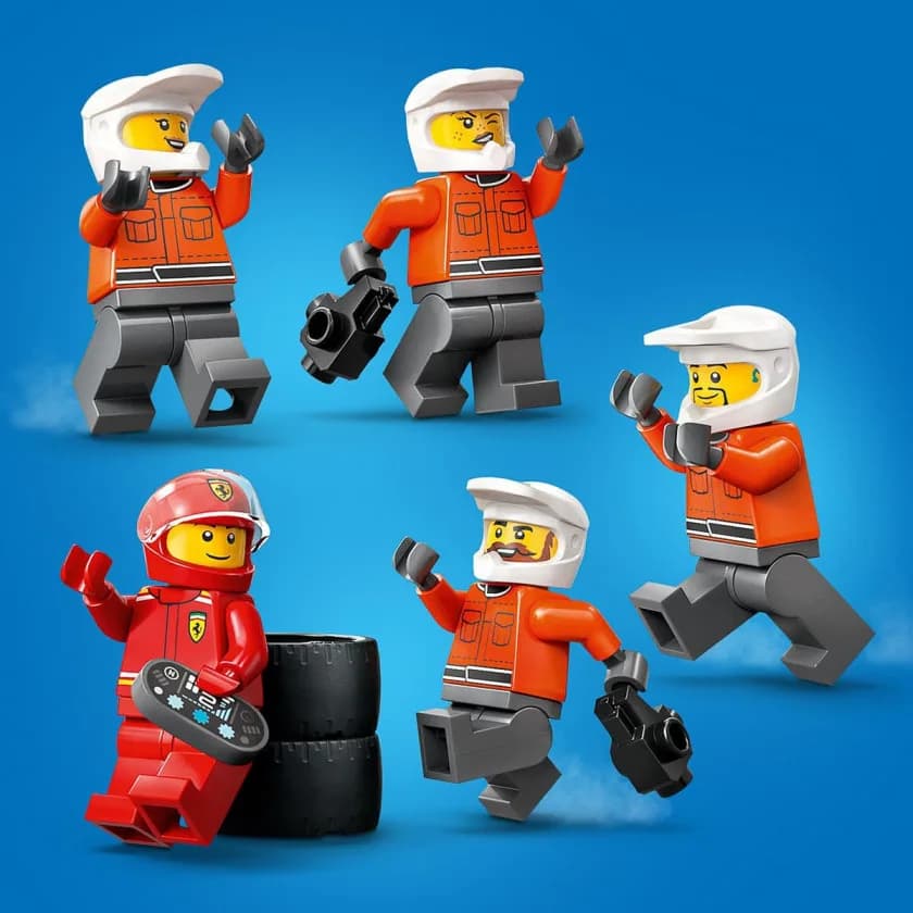 Конструктор Lego City Піт-стоп і піт-екіпаж F1 322дет 60443 фото 3 Конструктор Lego City Піт-стоп і піт-екіпаж F1 322дет 60443 фото 3