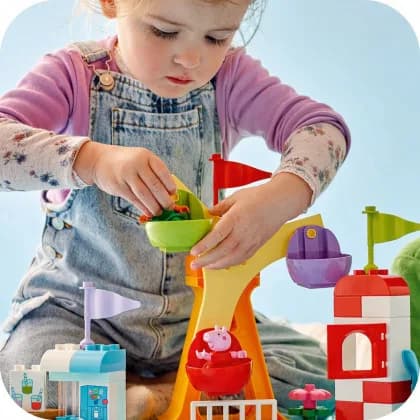 Конструктор Lego Duplo Peppa Pig Ярмарок розваг 53дет 10453 фото 3