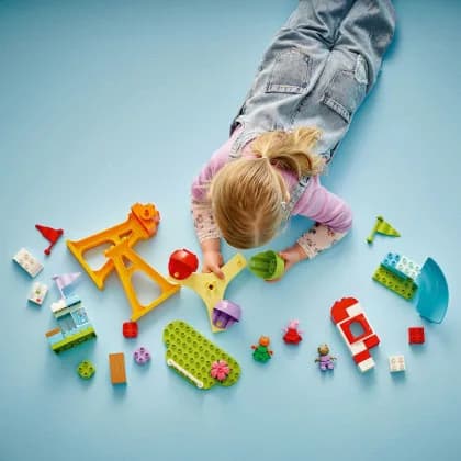 Конструктор Lego Duplo Peppa Pig Ярмарок розваг 53дет 10453 фото 6