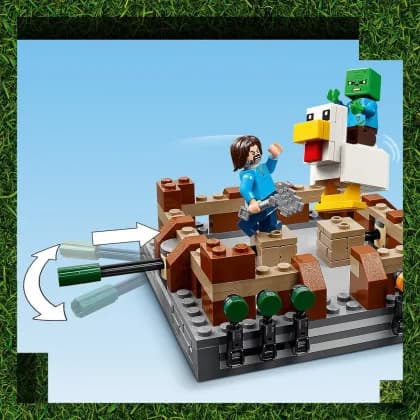Конструктор Lego Minecraft Бійцівський ринг у лісовому маєтку 491дет 21272 фото 6