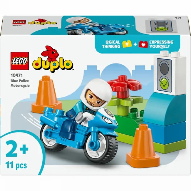 Конструктор Lego Duplo Поліцейський мотоцикл 11дет 10471 фото 2