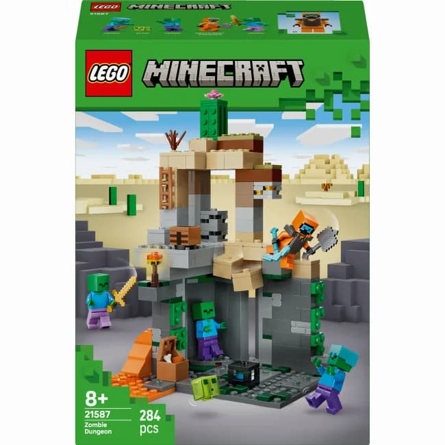 Конструктор Lego Minecraft Підземелля зомбі 284дет 21587 фото 2