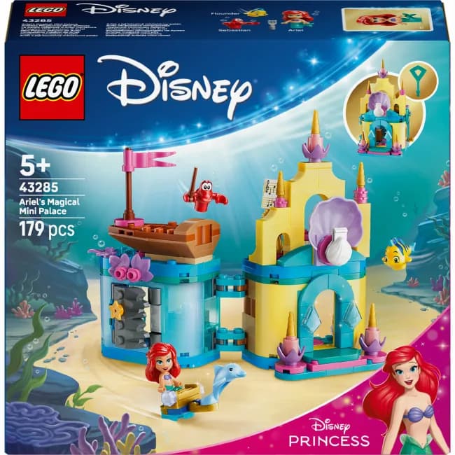 Конструктор Lego Disney Чарівний мініпалац Аріель 179дет 43285 фото 2