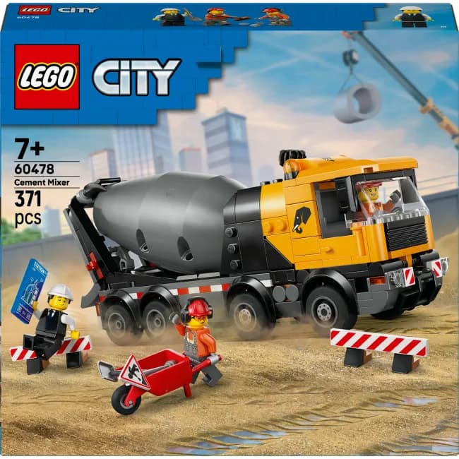 Конструктор Lego City Бетонозмішувач 371дет 60478 фото 2 Конструктор Lego City Бетонозмішувач 371дет 60478 фото 2