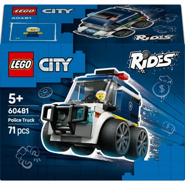 Конструктор Lego City Поліцейська вантажівка 71дет 60481 фото 2