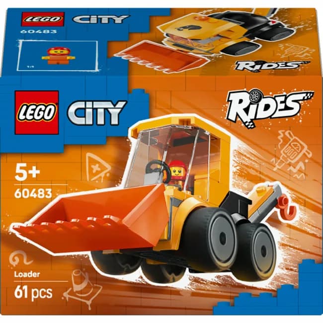 Конструктор Lego City Будівельний навантажувач 61дет 60483 фото 2