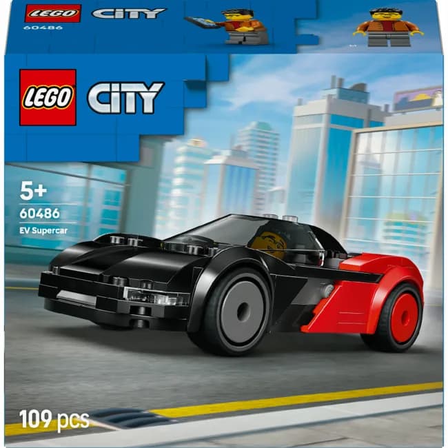 Конструктор Lego City Електричний суперкар 109дет 60486 фото 2