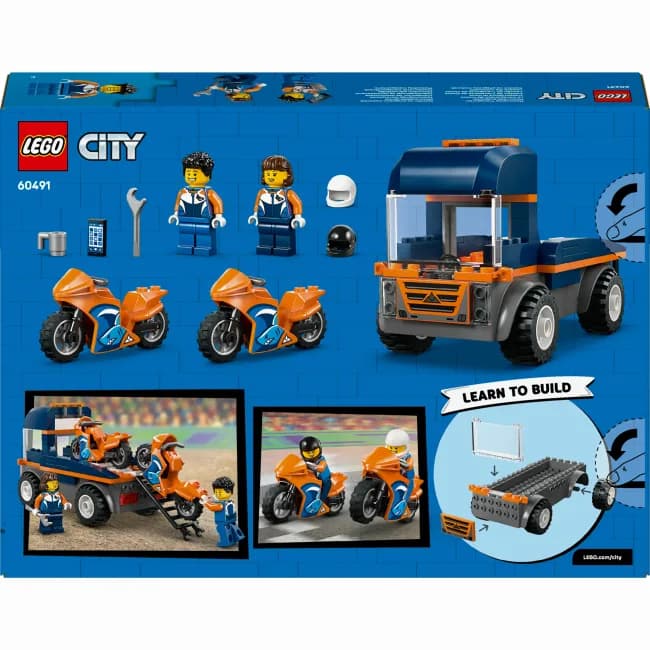 Конструктор Lego City Транспортер мотоциклів 88дет 60491 фото 2