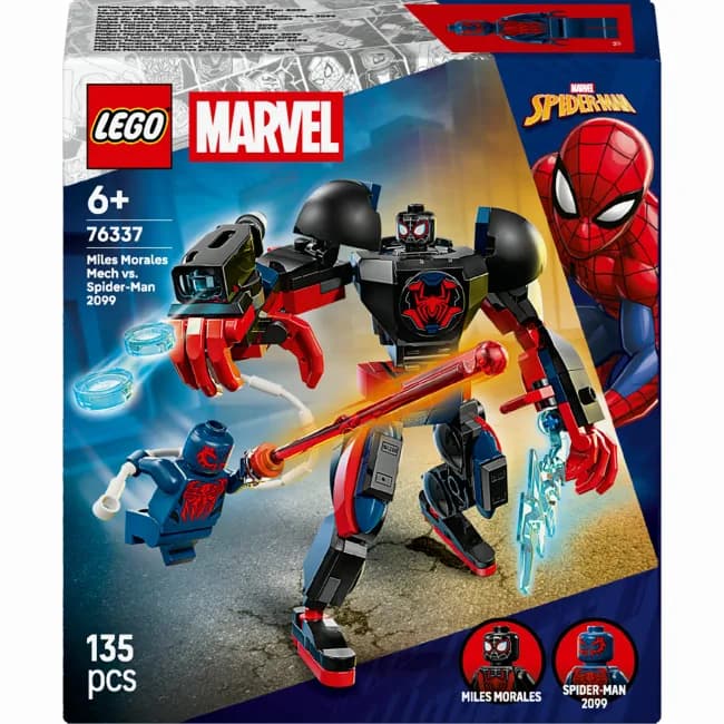 Конструктор Lego Super Heroes Робот Майлза Моралеза vs. Людина-павук 135дет 76337 фото 2