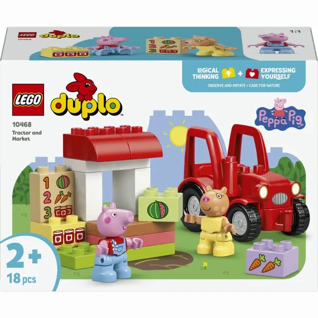 Конструктор Lego Duplo Трактор і ринок 18дет 10468 фото 2