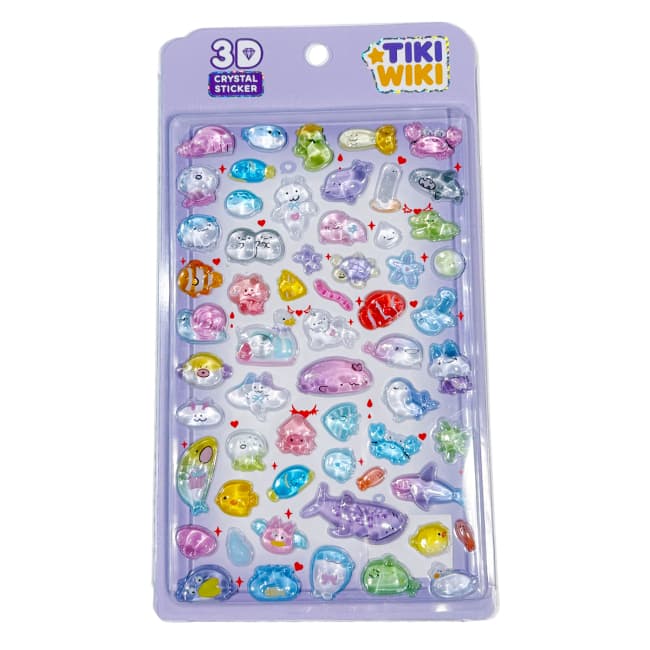 Набір 3D-наліпок Tiki Wiki Тікі веселі тварини 51428