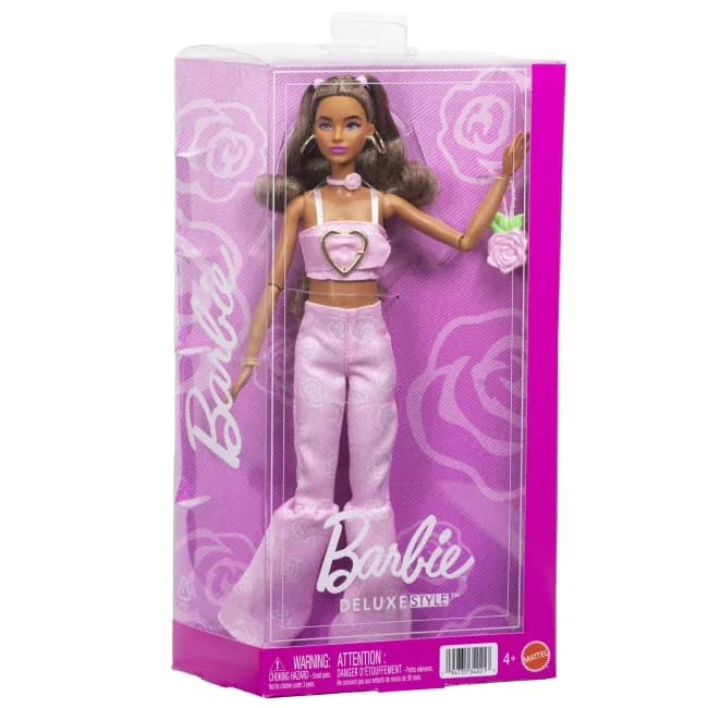 Лялька Barbie Deluxe Style Трояндовий сет у барбікорі JJN72 фото 2
