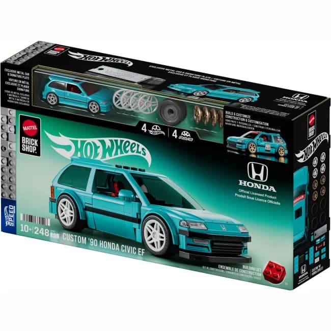 Машина-конструктор Hot Wheels Honda Custom 90 Civic EF JHF62 фото 2