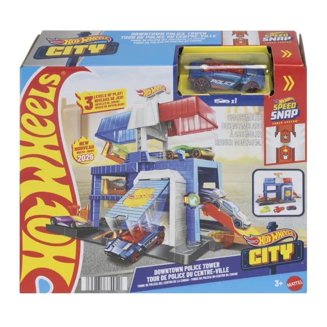 Набір ігровий Hot Wheels Поліцейська вежа в місті JHL74 фото 2