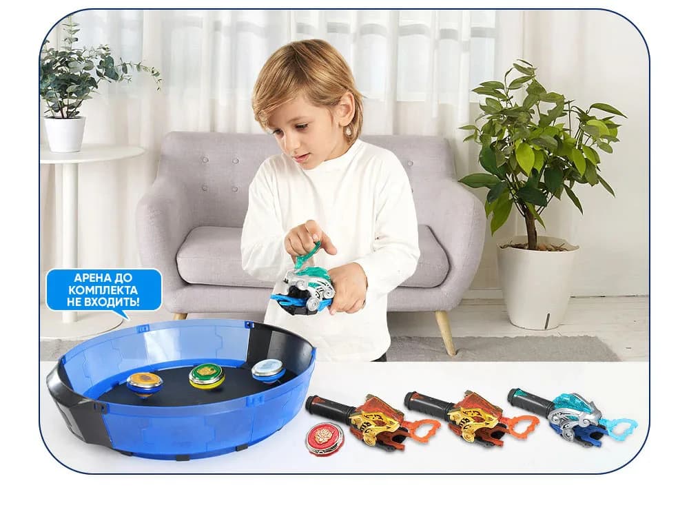 Дзига Infinity Nado Starter Pack Палаючий Бойовий Ведмідь EU654112 фото 24
