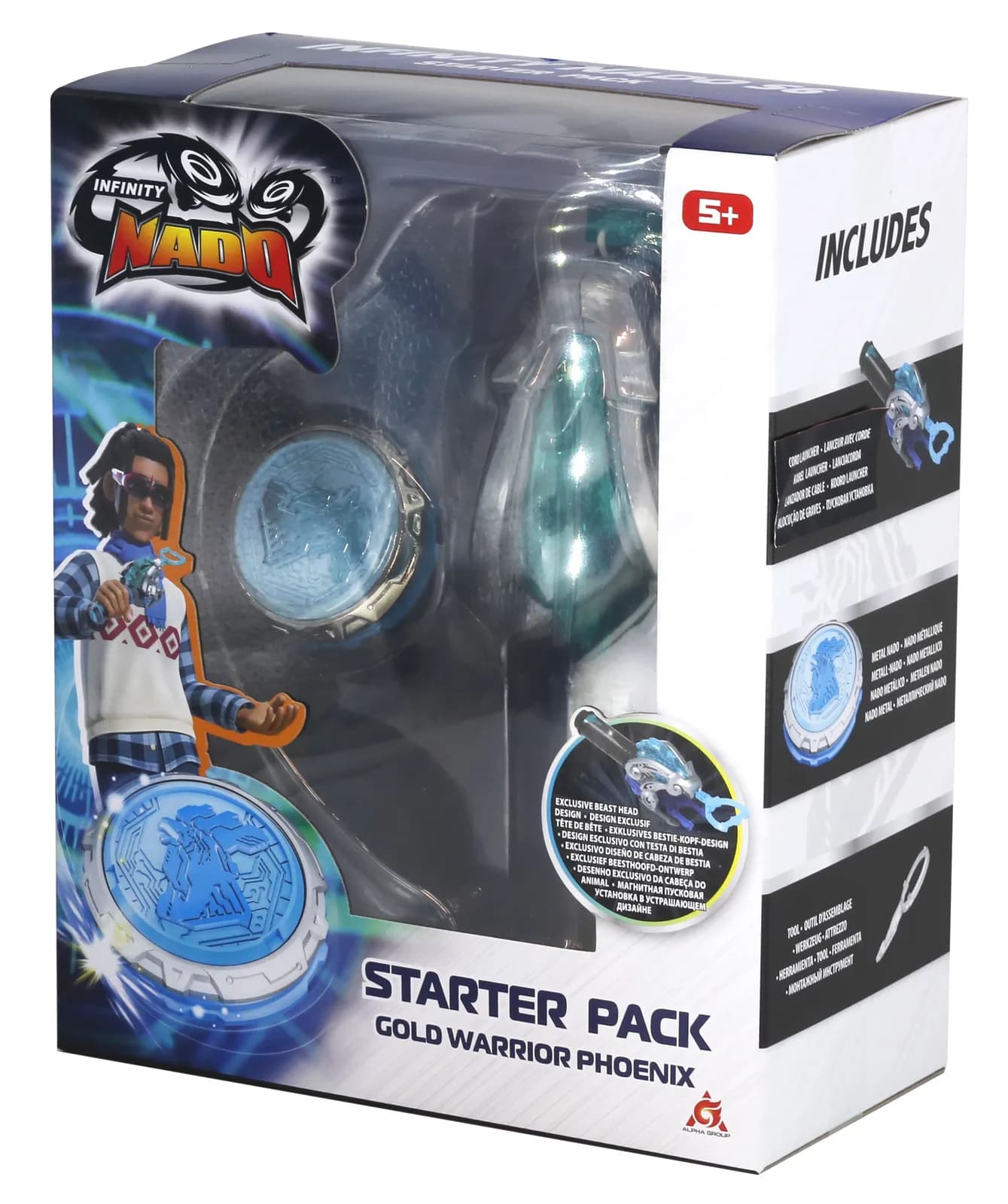 Дзига Infinity Nado Starter Pack Золотий Воїн Фенікс EU654113 фото 3 Дзига Infinity Nado Starter Pack Золотий Воїн Фенікс EU654113 фото 3