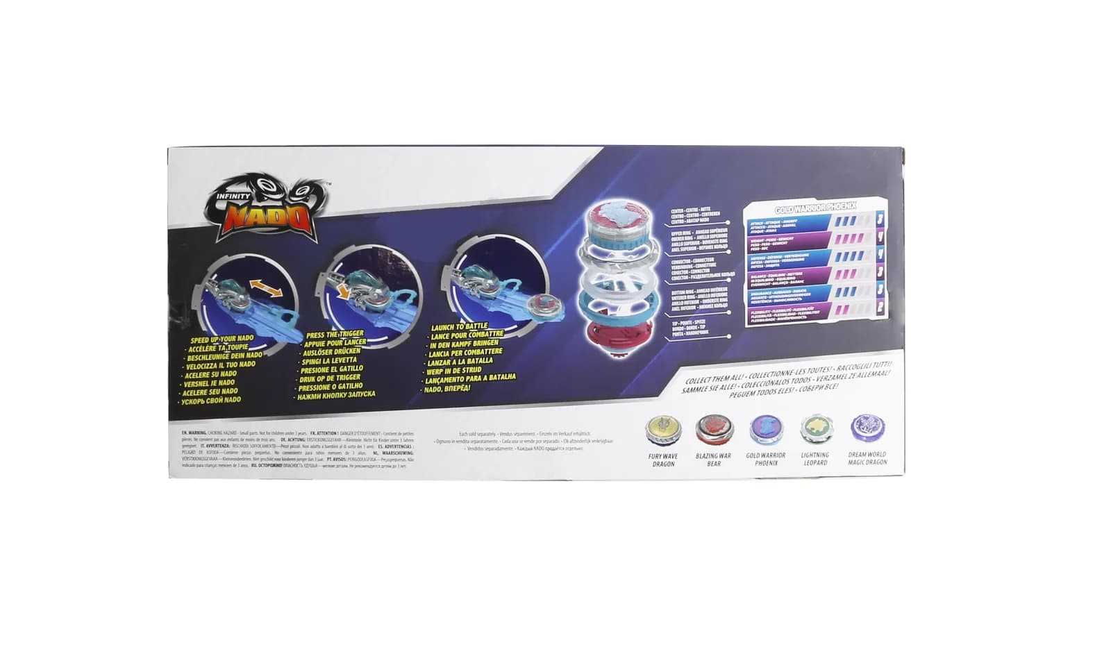 Дзига Infinity Nado Advanced Pack Золотий Воїн Фенікс EU654133 фото 3 Дзига Infinity Nado Advanced Pack Золотий Воїн Фенікс EU654133 фото 3