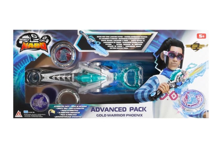 Дзига Infinity Nado Advanced Pack Золотий Воїн Фенікс EU654133