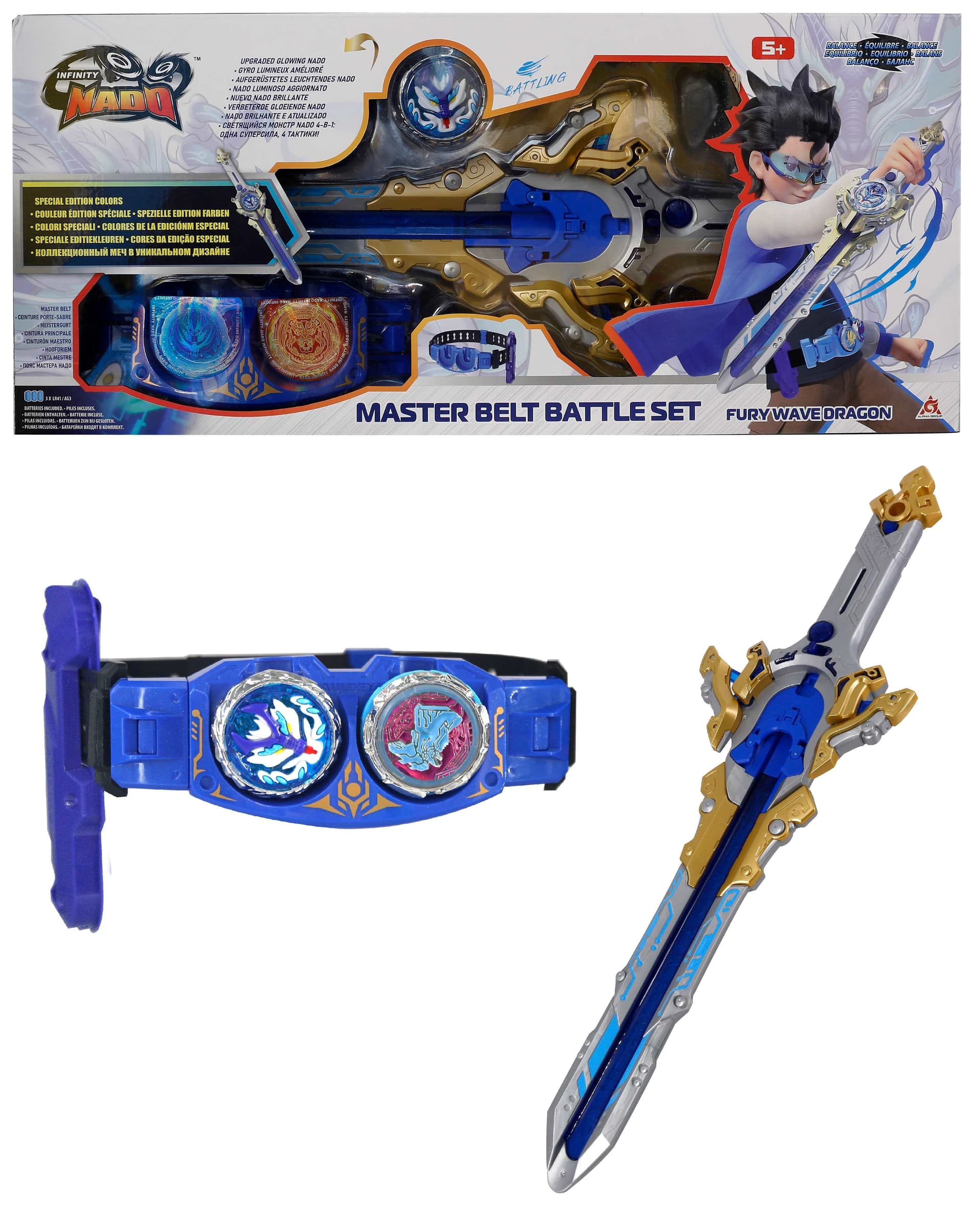 Набір ігровий Infinity Nado Master Belt Battle Set Лютий Дракон EU654162