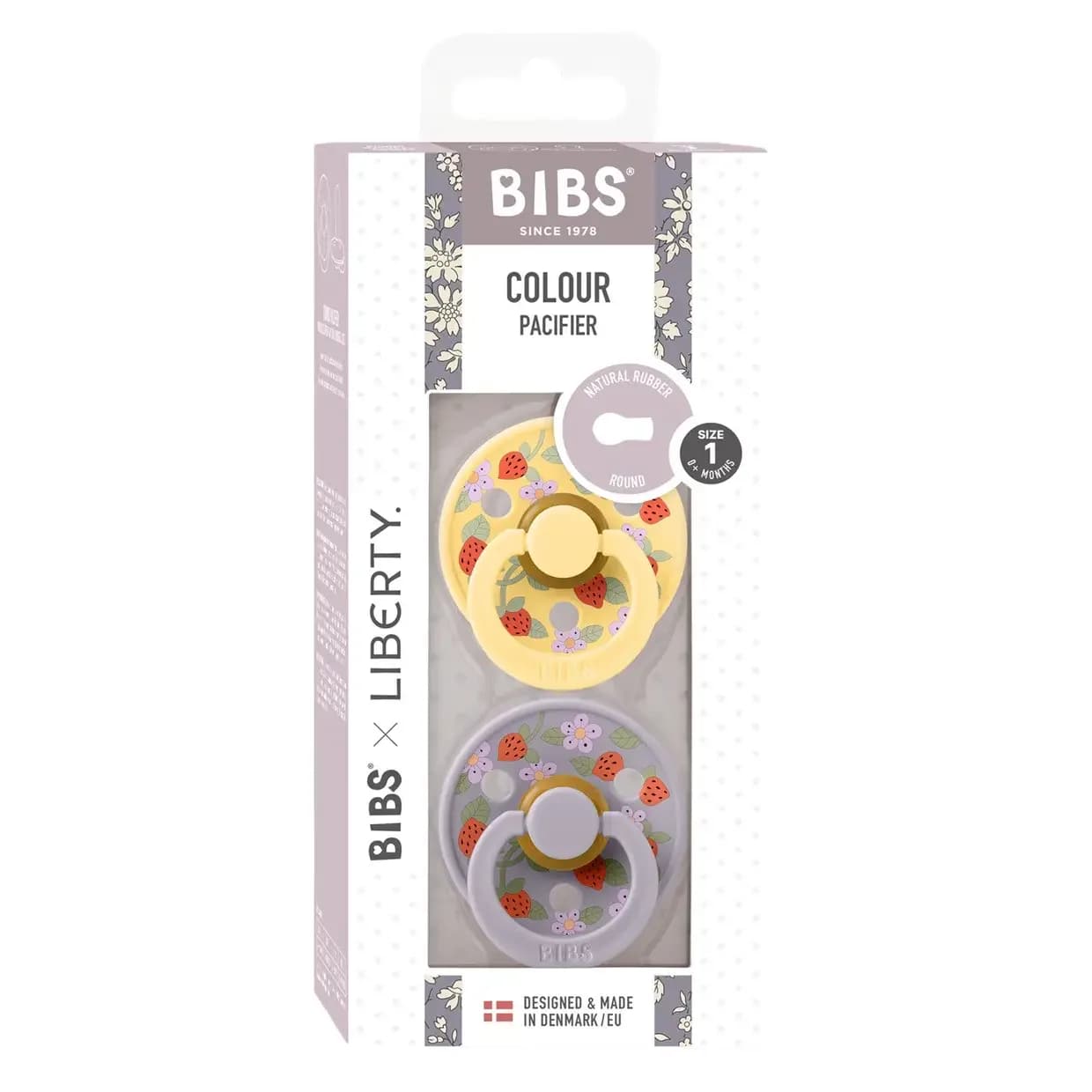 Пустушка латексна BIBS Liberty Colour 0-6м 2шт 11019101 фото 3