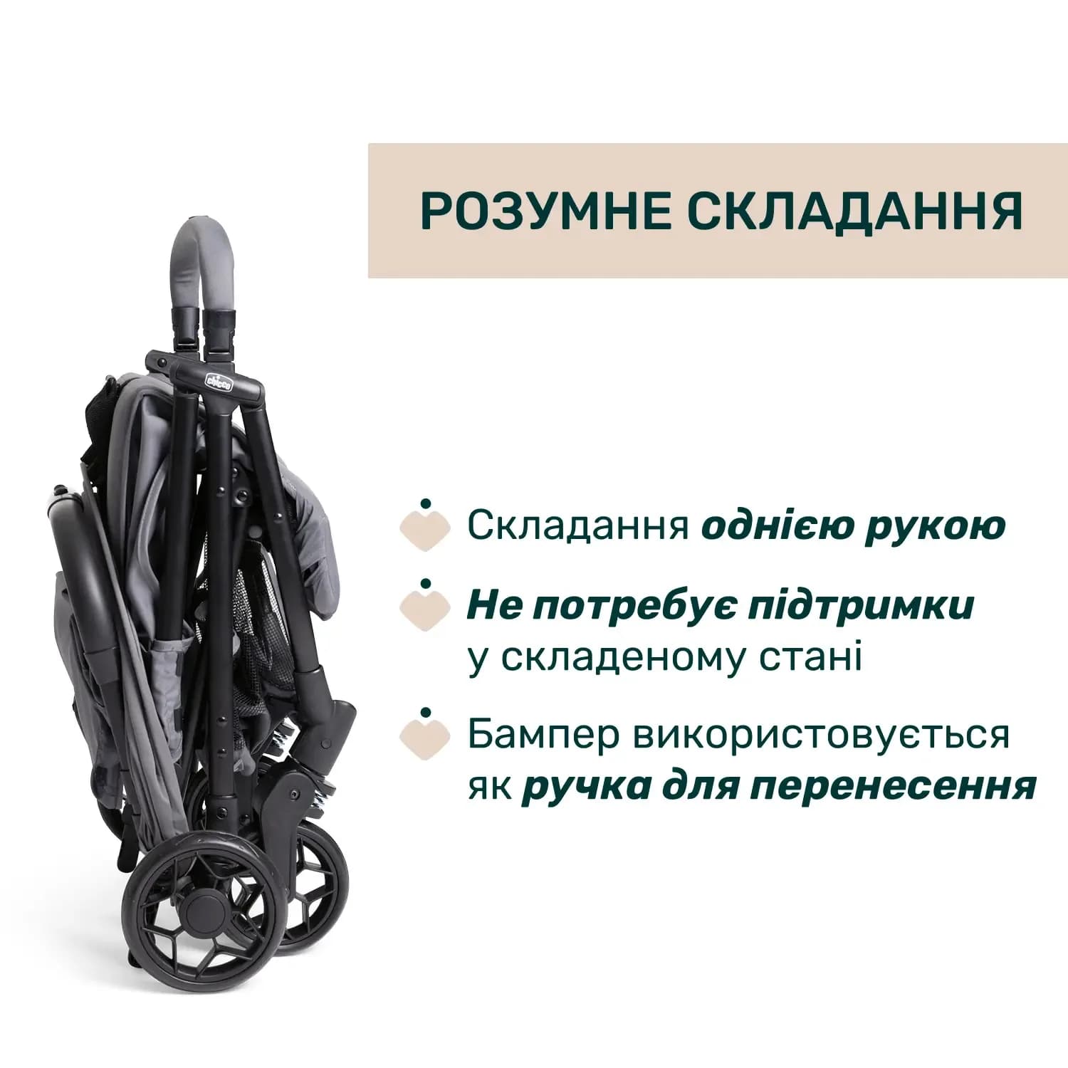 Коляска прогулянкова Chicco Urbino Stroller 87138.26 фото 2