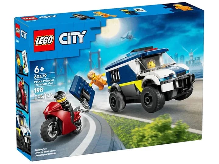Конструктор Lego City Поліцейський фургон для перевезення в'язнів 198дет 60479 фото 2 Конструктор Lego City Поліцейський фургон для перевезення в'язнів 198дет 60479 фото 2